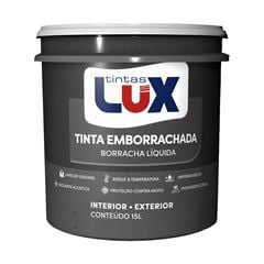LUX TINTA ACRILICA EMBORRACHADA 15L BRANCO TINTALU