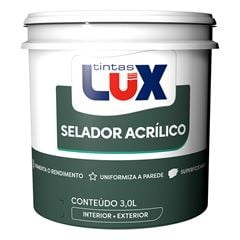 SELADOR ACRILICO 3L BRANCO TINTAS LUX