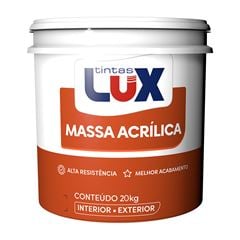 MASSA ACRILICA 20KG TINTAS LUX