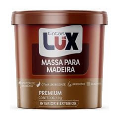 MASSA PARA MADEIRA 1KG TINTAS LUX