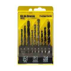 KIT BROCA ACO RAPIDO/WIDEA/MADEIR(09 PECAS)THOMPSO