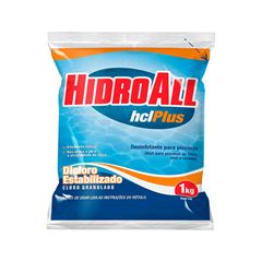 CLORO PISCINA ESTABILIZADOR HCL PLUS HIDROALL 1KG