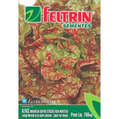 SEMENTE ALFACE MARAVILHA 04 ESTACOES ROXA FELTRIN