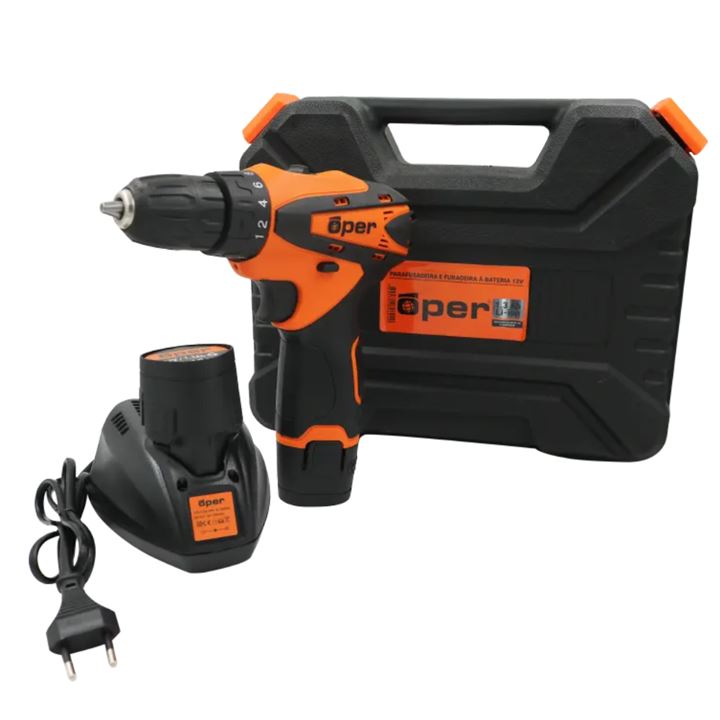 PARAFUSAD 1BAT 1,3AH 12V C/MALETA P OPER | Repor